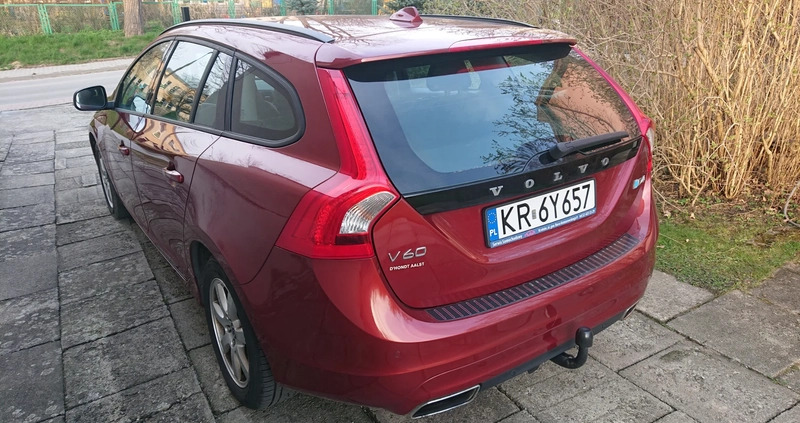 Volvo V60 cena 47000 przebieg: 144000, rok produkcji 2014 z Skawina małe 596